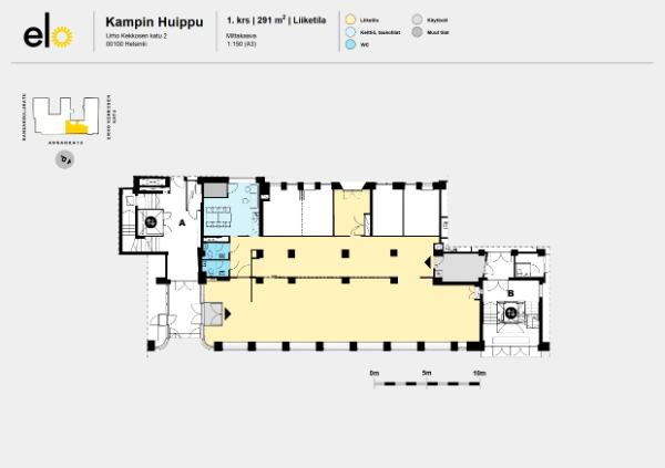Annankatu 34, Helsinki, 291 m² liiketila