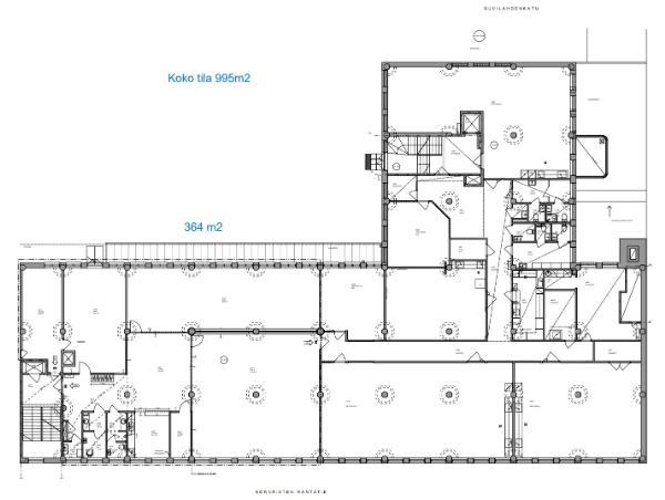 Sörnäinen, Helsinki, 995 m² liiketila, toimisto